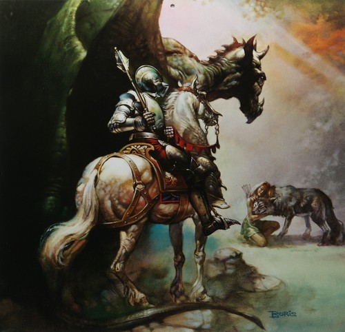 1985 Boris Vallejo Fantasy Calendar - 13 full-color paintings from books & mags - Picture 7 of 17