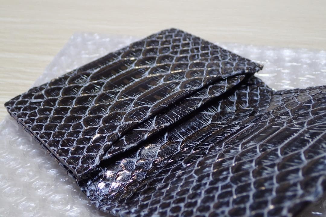 Brand new, unused, full python leather, original … - image 6