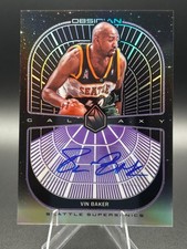 2019-20 Panini Obsidian - Galaxy Autographs Vin Baker #GA-VBK 24/75