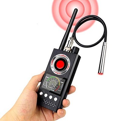 Anti-Spy Wireless RF Signal Detector [Latest Professional Small, Black 