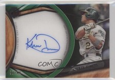 2018 Topps Tribute Tribute Auto Green 93/99 Khris Davis #TA-KDA Auto s1i