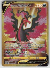 Pokemon Galarian Moltres V Holo 183/172 Segreto Raro Stelle Brillanti Nuovo con etichette