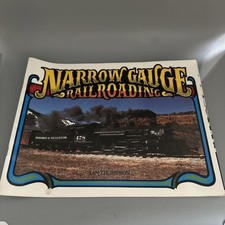 Narrow Gauge Railroading Book 1984 Softcover Trains History Ian Thompson 