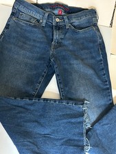 Women's Lucky Brand Mid Rise Cropped Jeans Rough Hem Medium Wash Size 6