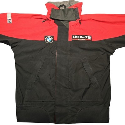 Henri Lloyd Jacket Mens XL Multicolor USA-76 Oracle BMW HP Patches Hooded