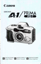 Canon A1 PRIMA AS-1 Camera User Owner Instruction Manual