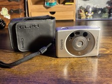 Canon ELPH LT 260 APS Point  Shoot Film Camera Silver Built-in Flash Date Timer