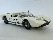Monogram Ford GT 40 Roadster w/ custom wheels white 1/24 scale slot car w/ box