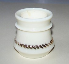 Antique White Custard Glass Toothpick Holder