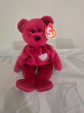 Ty Valentina the Red Bear Beanie Baby