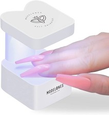 modelones Mini UV Light for Gel Nails, Nail White 