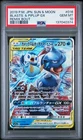 2019 POKEMON JPN SUN & MOON REMIX BOUT #016 BLASTOISE & PIPLUP GX PSA 10