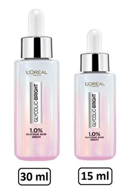 L'Oreal Paris Glycolic Brightening Serum, 1% Glycolic Acid, 2% Niacinamide Serum