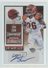 2015 Panini Contenders Rookie Championship Ticket /99 Josh Shaw (Base) Auto 1nq