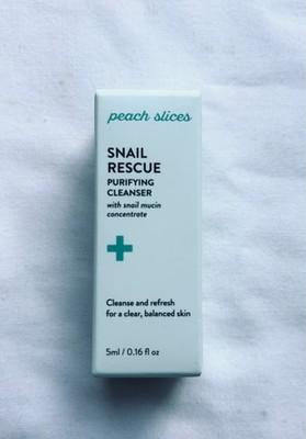 Peach Slices Snail Rescue Purifying Cleanser with Snail Mucin Concentrate 5mL