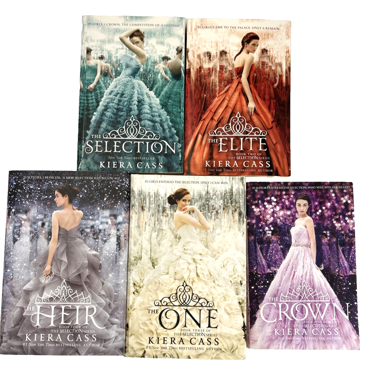 PB x 5 Complete Set The Selection Series, Kiera Cass, 2 Hardcover