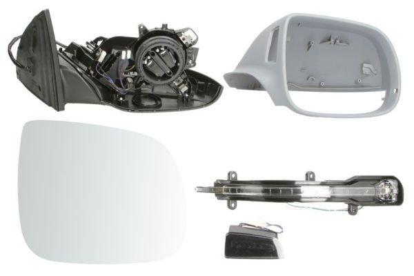 Right BLIC 5402-25-037360P Exterior Mirror for AUDI