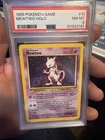 PSA 8 Mewtwo Holo 10/102 Base Set Pokemon 1999 WOTC NM-MT PSA Graded Card