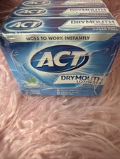 3x ACT Dry Mouth Lozenges Mint 18 ct.