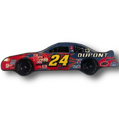 Vintage Jeff Gordon #24 NASCAR Rug Mat Man Cave Decor Garage Race