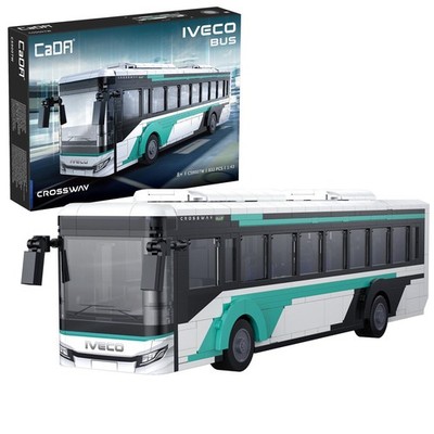 CaDa C59007W Iveco Crossway Bus Maßstab 1:43 Backstein Bausatz