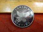 Sunshine Minting Eagle Landing 1 Oz .999 Silver Bullion Round - No Reserve