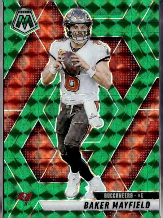 2025 Panini Mosaic #82 Baker Mayfield Mosaic Green