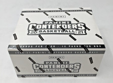 2020-21 PANINI Contenders Basketball Factory Sealed Box 12 Packs per box 22 CPP