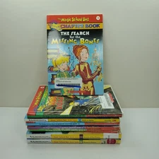 Lot of 9 Magic School Bus Science Chapter Books Scholastic (Rides Again)