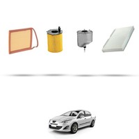 Hoffcar Wartungskit - 4 Filter Kompatibel Mit Peugeot 408 1.6 HDI 82KW Ab 20