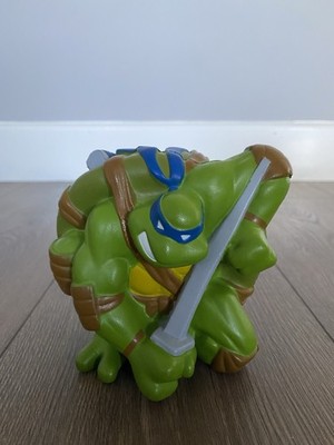 Vintage 2003 BounZing TMNT Leonardo Buddy weicher Gummi Hüpfball Spielzeug Hedstrom selten