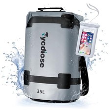 Waterproof Backpack 35L, Heavy Duty Dry Bags Backpack Waterproof for Kayaking