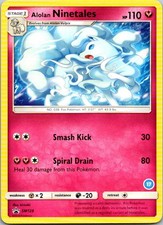 Alolan Ninetales (17) SM128 SM Trainer Kit Pokemon TCG NM on eBay