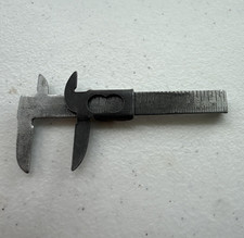 Pocket Slide Caliper 0-3 in SAE Inch Scale, 0.01 in Grad, Made in USA