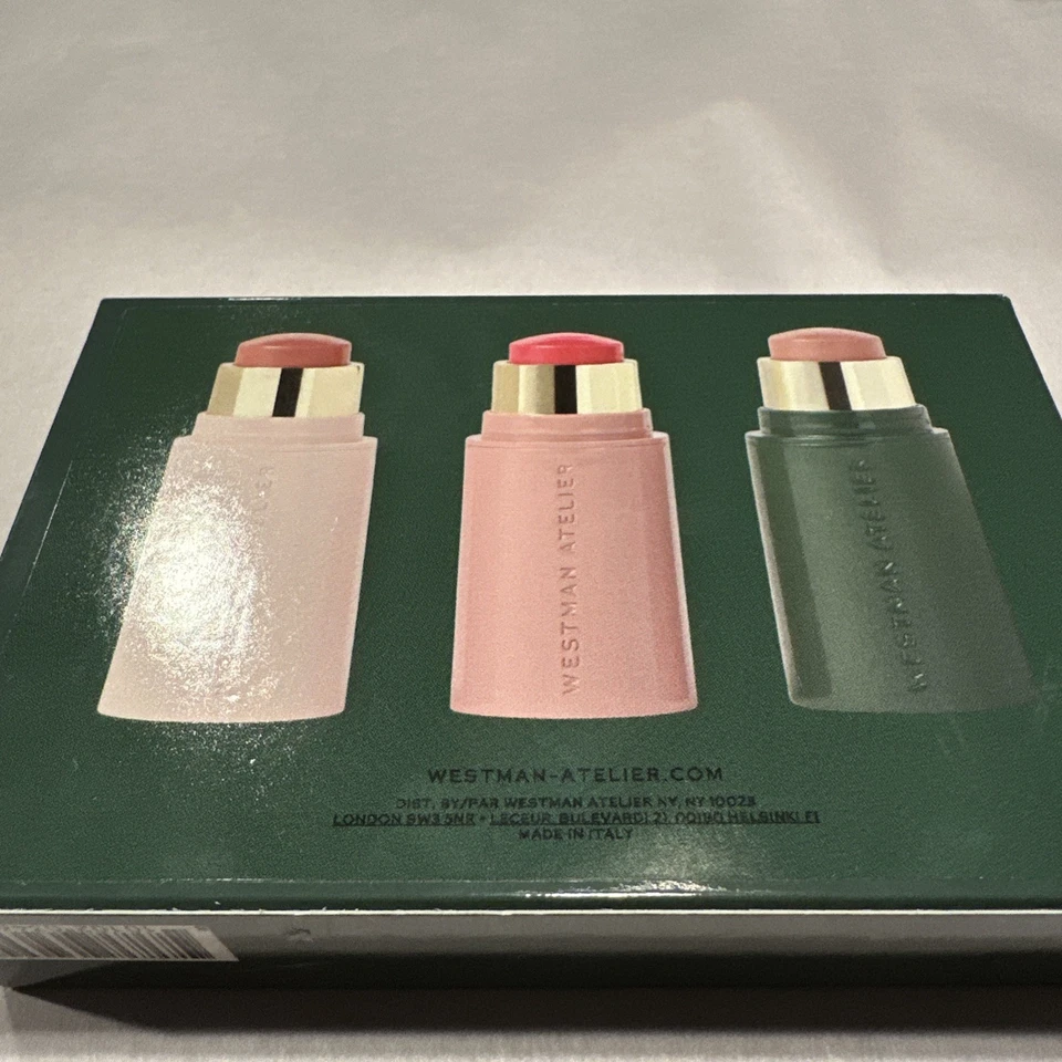 Westman Atelier Mini Baby Cheeks Blush Trio Petal Poppet Mimi Limited Edition - Image 3 of 4