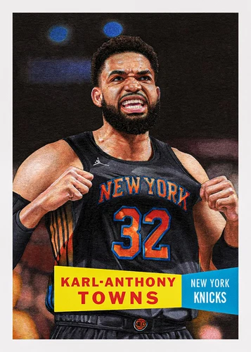 Karl-Anthony Towns - 2026-27 NBA Topps Living Set  Card 35 - NY Knicks *PRESALE* - product listing photo