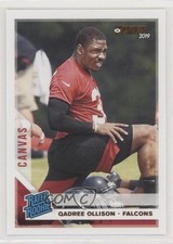 2019 Panini Donruss Rated Rookie Canvas Qadree Ollison #349 00nx