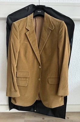 ▶️ Sakko BOSS Gr.52 Modell BURTON Cord Baumwolle sportlich Jacket beige braun - Bild 1 von 4