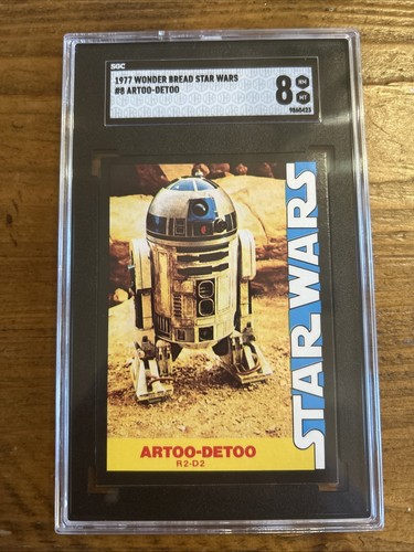 1977 Wonder Bread Star Wars #8 Artoo-Detoo — SGC 8