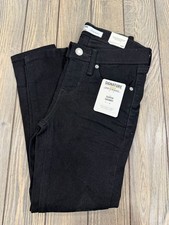 Signature By Levi Strauss Girls Super Skinny Jeans Adjustable Waist Black Size 7