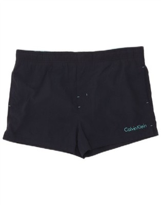 Calvin Klein Herren Badeshorts Medium Navy Blau Nylon NG13