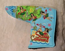 Scotty Cameron 2016 Hula Girl Big Island Hawaiian Open Blue Blade Headcover New