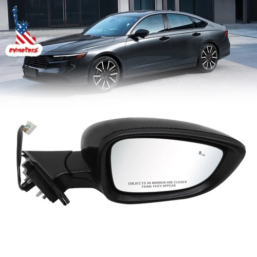 Mirror w/ Heated Blind Spot For Honda Accord 2023-2024 7Pin Passenger RH Side