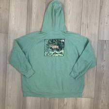 THE NORTH FACE Women's XXL Graphic Injection Hoodie Elk Mint Green Sweatshirt