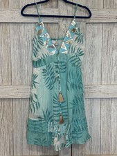 Siya Women’s  Boho Dress Multicolor Sleeveless Smocked Back NWT Read