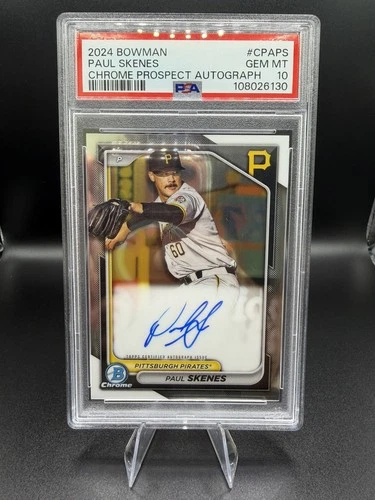 2024 Bowman Paul Skenes Chrome Prospect Auto #CPA-PS PSA 10 AUTO 10