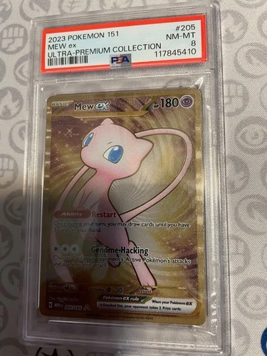 Pokemon SV Scarlet & Violet 151 Metal Ultra Premium UPC Mew ex 205/165 PSA 8