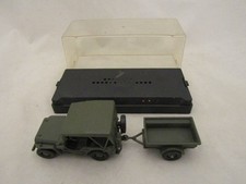 VOITURE 1/43 JEEP WILLYS + REMORQUE - SOLIDO
