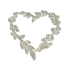Heart Wreath Die Cut For Scrapbooking Card Making Decorative Embossing Paper Die