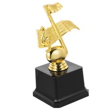 Music Competition Trophy Music Trophy Office Decoration Note Shape Trophy